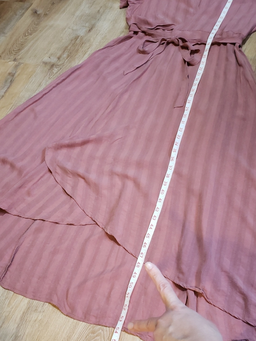 RARE EUC Christy Dawn Autumn Wrap Dress In "Dusty Mauve", Size XL - Picture 12 of 12